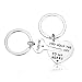 Udobuy New Unique Stainless Steel You Hold The Key To My Heart Couple Keychain Love Keychain Key Ring Valentine Gift