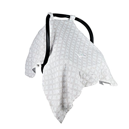 Image of Scuddles Baby Car Seat Covers & Canopy - Sun Safety Blocker for Babies and Infant, Unisex Designs