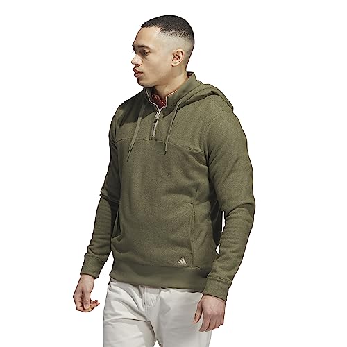 adidas Men's Go-to Quarter Zip Golf Hoodie