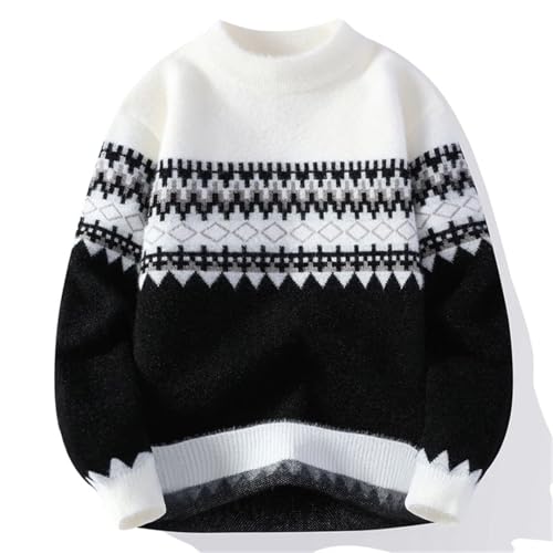 Men's Korean Style Thick Warm Sweater Fashionable Casual Comfortable Sweater4