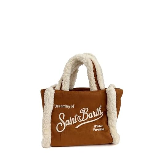 SAINT BARTH Borsa a mano VANITY MINI SHEARLING - Nocciola 00486I (marrone)