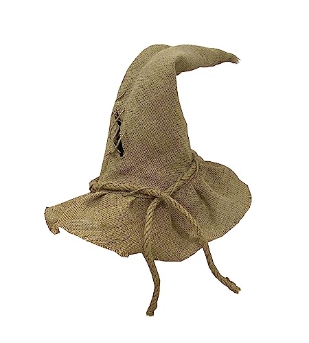 Uyecos Halloween Horror Headwear Hat Creepy Scary Burlap Sack Mask Cosplay Party Costume Headgear Adult