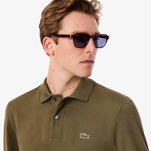 Image of Lacoste Classic Fit Long Sleeved L.12.12 Polo Shirt