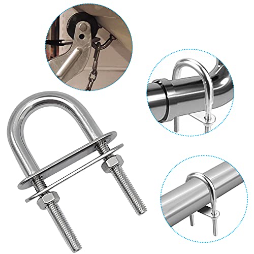 GIAK 2pz Bulloni a U M6x42mm Inox U Bullone U