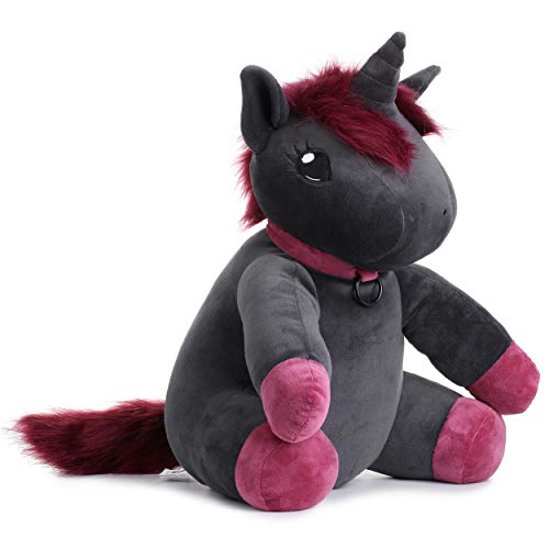 corimori - Ruby das Punk-Einhorn, XL Plüschtier für Jungen und Mädchen, 45 cm, Schwarz – Ansicht 1