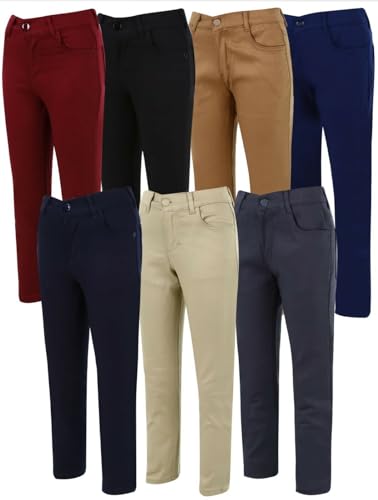 SIRRI Boys Casual Stretch Adjustable Waist Pants2