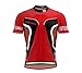 ScudoPro Western Sahara Full Zipper Bike Short Sleeve Cycling Jersey for Men - Size 2XL Multicolored