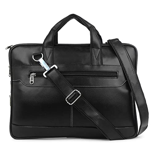 Image of GOLD SKY Synthetic Pu Leather 15.6 inch Messenger Sling Office Shoulder Travel Organizer Bag Briefcase Satchel for Men