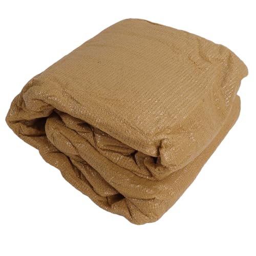 Block Beige Shade Net 4 X 6m, Thicken Villa Sunshade for Outdoors, Shade Net Block Sun Outdoor Beige Shade Sail Sun for Terraces and Balconies