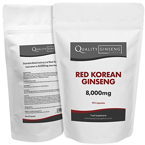 Red Korean Ginseng 8000mg Capsules