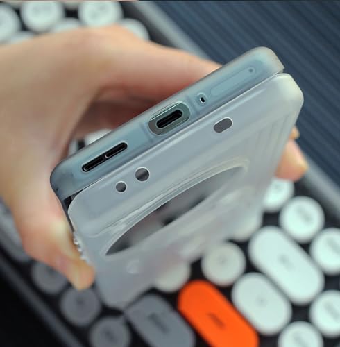 Image of Kapa Wave Frosted Grip Back Cover for OnePlus 12 | Ultra Slim [with Metal Buttons] Matte Finish Back Case (White)