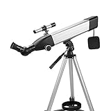★ Quality Optics: The astronomical telescope features 500mm focal length and large 60mm aperture, fully multi-coated optical glass with high transmission, creating stunning images with increased brightness and clarity