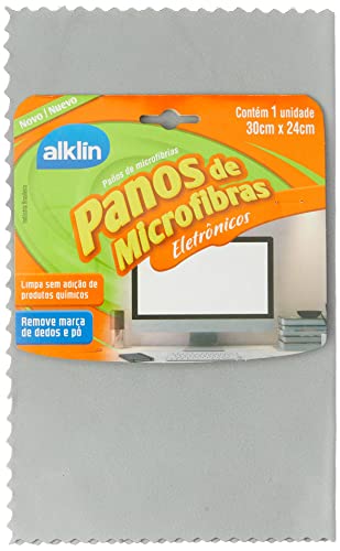 Pano Microfibra Eletrônico Cinza