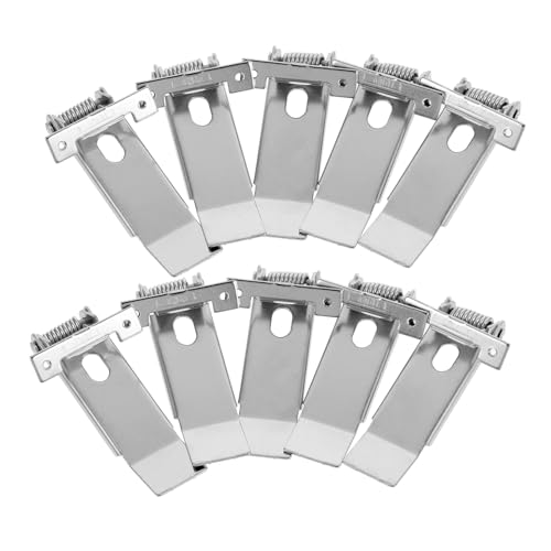 SOLUSTRE 10pcs Clamps for Lighting Mini Clamps Downlight Retaining Clamp Spring Clip for Panel Lamp Downlight Spring Clips Ceiling Light Spring Clamps Recessed Light Retaining Clip