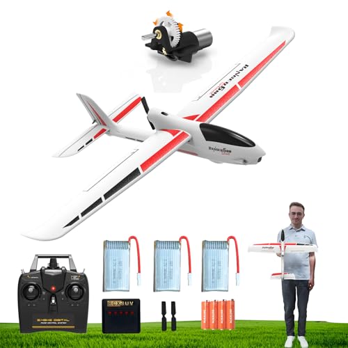 VOLANTEXRC RC Glider Plane 4CH, Remote Control Airplane with 6-Axis Gyro for Beginners, 3 Flight...