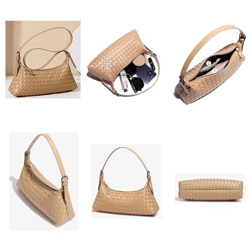 Image of Handbags Shoulder Bags for Women Small Bags Women's Woven Tote Bag Crossbody Handbag Travel Hand Bag Purse Hobo