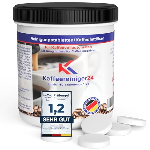 150 Reinigungstabletten 1 6g kompatibel mit Sage Ninja Seaco Philips WMF Kaffeevollautomaten Siebträger Espressomaschine - Reinigungstablette kompatibel mit Siebträgermaschinen