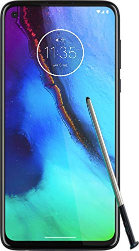 Motorola Moto G Stylus Cell Phone with 128GB Memory, Unlocked - Mystic Indigo (Renewed)