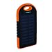 Produktbild XLayer Powerbank PLUS Solar 4.000mAh, Externer Akku mit hochwertigem Solar-Panel, Schwarz/Orange