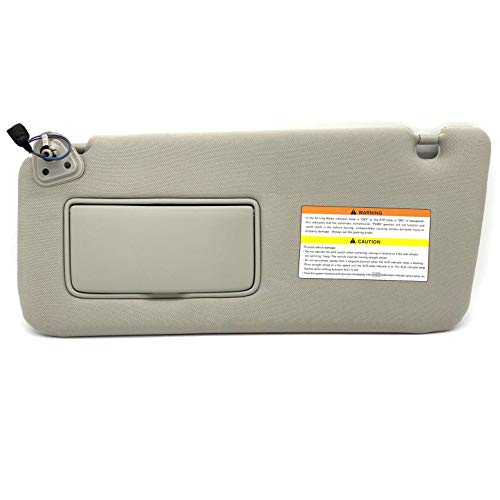 Ezzy Auto Gray Left Driver Side Sun Visor Compatible With Infiniti Qx80 Qx56 2011-2016 96401-1La3D/C/A #TOP12
