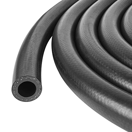 5/8 Inch (16mm) ID Fuel Line Hose 15FT NBR Rubber Push Lock Hose High Pressure 300PSI for Automotive Fuel Systems Engines