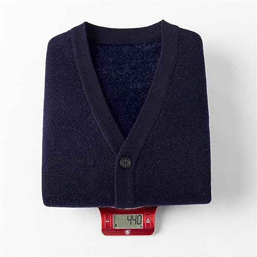 Cárdigan de punto clásico grueso y elegante estilo chaleco ejecutivo 4