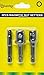 Socket Bit Hex Shank Adapter Drill Nut Driver Power Extension Bar 3pc Set 1/4