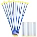 SUPVOX Suction Cup Arrows Replacement Youth Arrows 24pcs Kids Archery Toy Safety Practice Arrows with Rubber Tip for Outdoor Indoor Sports Boys Girls Targeted Arrows