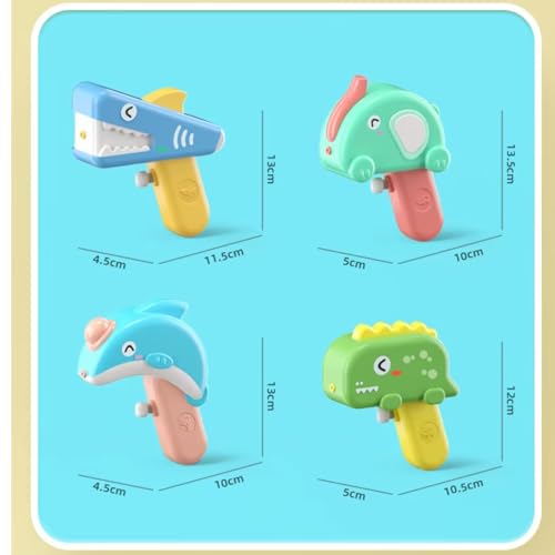 Image of Storio Manual Water Shooters Squirt Cute Elephant Small Water Pistols | Holi Pichkari Water Gun Toy for Kids| High Pressure Mechanism Ideal Outdoor Toy