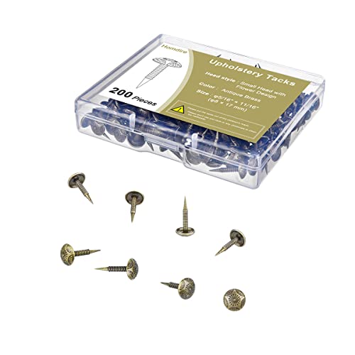 Upholstery Tacks, Antique Brass, 5/16"