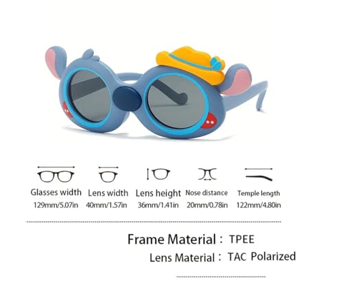 Cute Cartoon Kids Sunglasses – Fun UV Protection Glasses in Animal & Fruit Shapes for Girls, Toddlers & Babies2