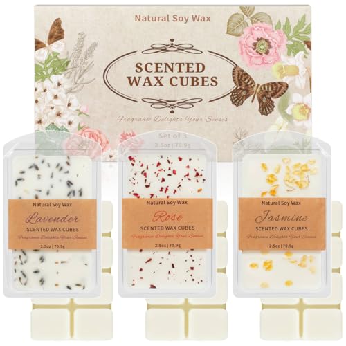 SCENTORINI Wax Melts Premium Wax with Essential Oil 2.5oz x 3 Pack