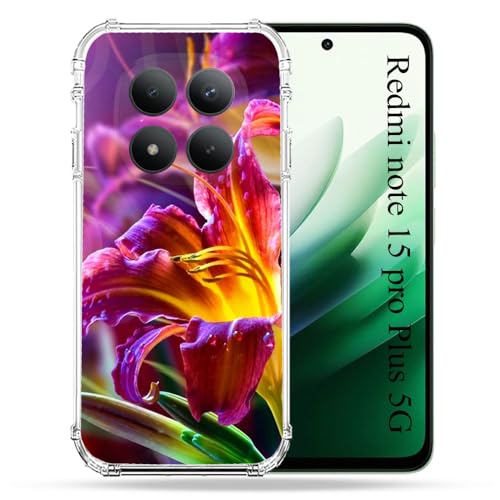 Coque Redmi Note 15 Pro Plus 5G antichoc pour éviter les fissures avec style Fleur Lys Color