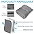 zenicham Thickened Outdoor Faucet Cover Socks for Winter Freeze Protection,Reusable Water Spigot Covers Winter Insulated Larger Size 12'' H x 8'' W,Hose Bib Covers with Reflective Strips,2 Pack(Grey)