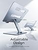 CIRYCASE Laptop Stand for Desk, Ergonomic Foldable Laptop Riser with Adjustable Height, Ventilated Aluminum Portable Computer Stand Desktop Shelf Organizer Compatible with MacBook Air, 10-16" Notebook #2
