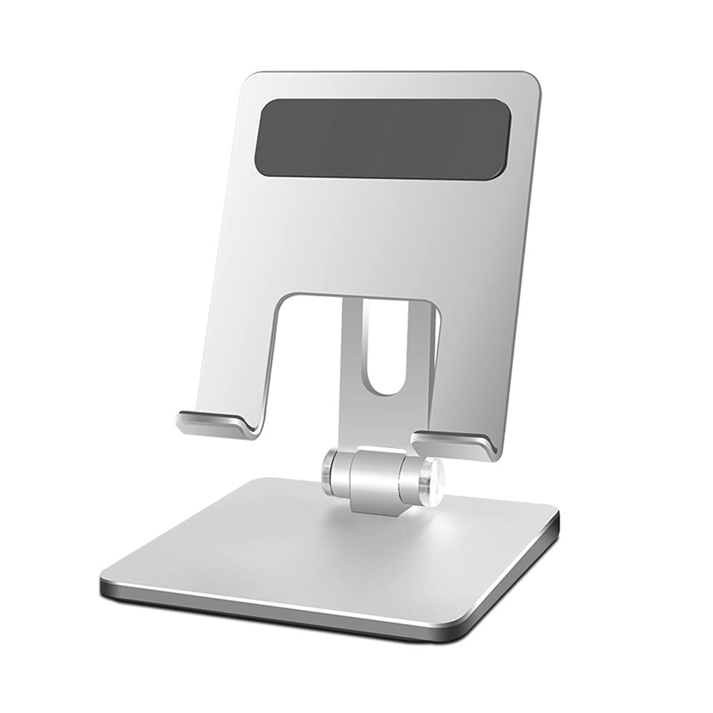 Supporto per cellulare/tablet in alluminio, antiscivolo, stabile, compatibile con tutti i telefoni cellulari
