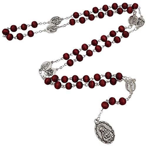 Talisman4u seven sorrows of mary rosary chaplet red ros…