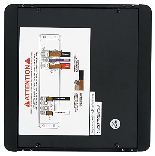 Rockville Krypton-M0 1400W Peak/350W Rms Mono 1 Ohm Car Amplifier Bundle With Rockville Rwk41 4 Gauge Complete Car Amp Wiring Installation Wire Kit With Rca's #TOP6