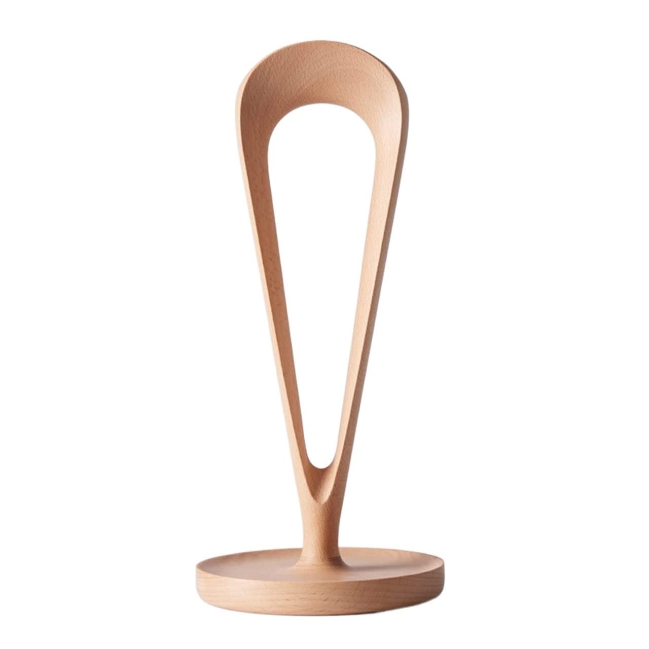 Gaming Accessori Supporto per Cuffie in Legno Testurizzato Supporto per Cuffie in Legno Massello Conservazione per Tutte Le Cuffie Stand Over-Ear da Gioco(Beech)