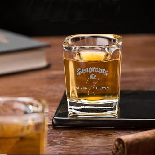 SEAGRAM'S SEVEN CROWN Whiskey Shot Glass