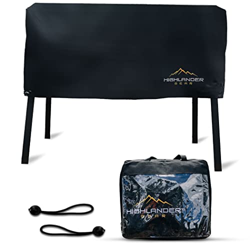 Highlander Heavy-Duty Waterproof Cover fits 2 Burner Camp Chef Stove