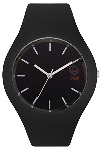 Exotica Fashions Women Chappin & Nellson Ladies Watch With Water Resistance Metal Black Case With White Dial Analog And Black Pu Band (B01LCUJNY0) Amazon Price History, Amazon Price Tracker
