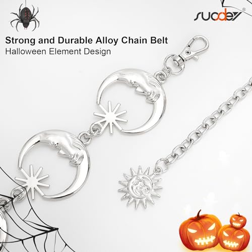 SUOSDEY Metal Chain Belt Women Belly Waist Chain Fashion Body Link Belts3