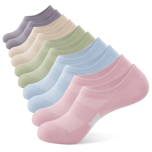 Chaussettes Femmes 5 Paires Basses Invisibles en Coton Socquettes 35-38 39-42 Antidérapantes et Courtes Socquettes Femme (FR/ES, Numérique, 35, 38, Taille...
