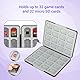 Lrocotanc Spiele Aufbewahrung für Switch – Game Card Box für Switch/Switch OLED/Lite, 32 Karten Slots, Stoßfeste Magnetische Silikon Schutzhülle für Spiele & Micro SD Karten (Rosa)
