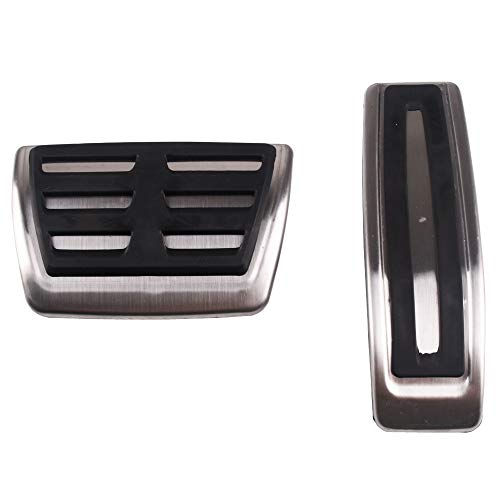 GUIFUG Pedales de Coche Pedal de Acero Inoxidable Coche Pads Caso en Cubierta/for Audi Q7 SQ7 / Ajuste for Porsche/Ajuste for Cayenne/for VW/Ajuste for Touareg Cover