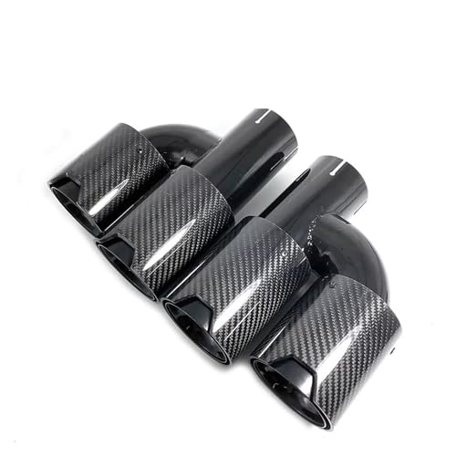 Tuyaux d'échappement carbone double sortie 48mm 80mm pour BMW M2 M3 M4 M5 silencieux inox