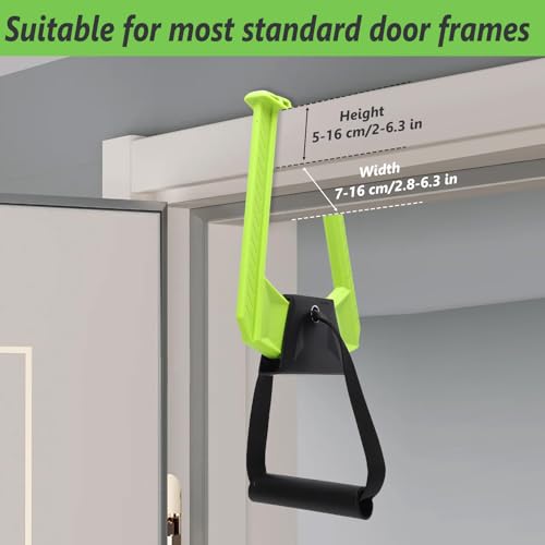 Image of Portable Pull Up Bar For Doorway, Home Gym Equipment, Travel Pull Up Bar, 220lbs Weight Capacity, Chin-Up Core Training