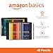 Amazon Basics Colored Pencils for Coloring and Drawing, Premium, Soft Core, Back to School Supplies, 48 Count (Pack of 1), Multicolor