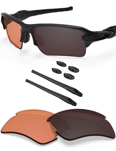 Image of BLAZERBUCK Anti Salt Replacement Lenses & Sock Kit for Oakley Flak 2.0 XL OO9188 Sunglasses